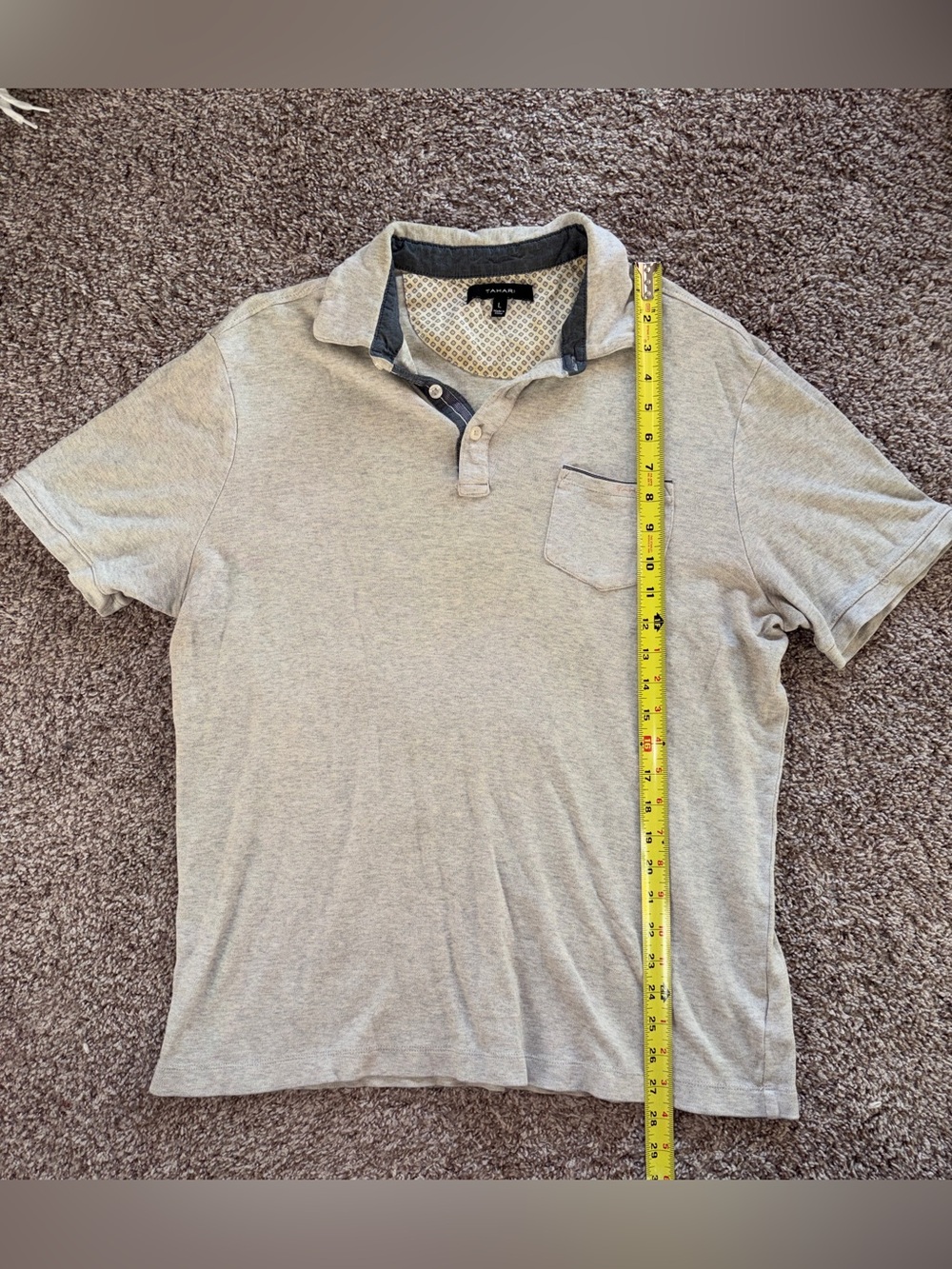 Tahari Men’s Polo 100% Cotton